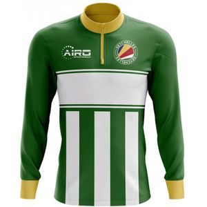 Seychelles Concept Football Half Zip Midlayer Top (Green-White)