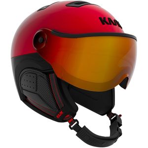 Kask Montecarlo Rood - Skihelm met Vizier - Spiegel Vizier (☀/☁) Cat.2