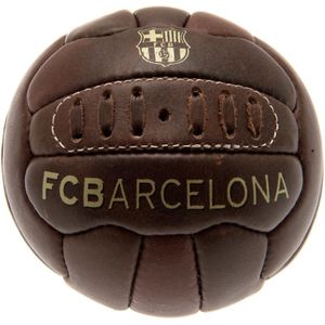 Taylors - FC Barcelona Officiële Retro Erfgoed Mini Bal (Größe 1) (Bruin)