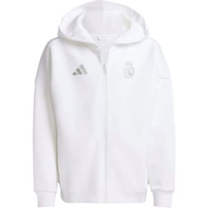 2024-2025 Real Madrid Anthem Jacket (White) - Kids