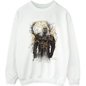 Netflix Womens/Ladies The Witcher Smoking Wolf Sweatshirt