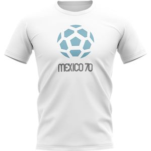 Mexico 1970 World Cup T-Shirt (White)
