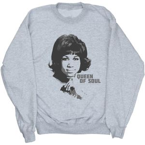 Aretha Franklin Meisjes Queen Of Soul Sweatshirt (104) (Sportgrijs)