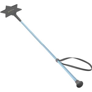 MacTack Kinderfietsen zweep met Star Keeper (50 cm) (Lichtblauw/Zwaar)