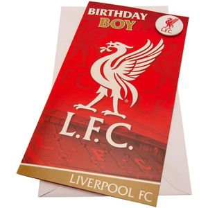 Liverpool FC Kaartenset voor jongensverjaardag  (Rood/Wit)