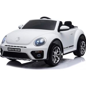 Volkswagen Beetle, 12 volt Kinder Accu Auto met rubberen banden en meer!