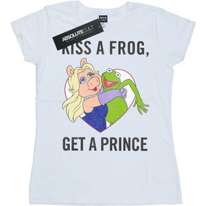 Disney Dames/Dames The Muppets Kiss A Frog Katoenen T-Shirt (S) (Wit)