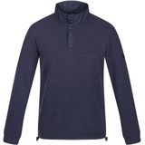 Regatta Heren Galino Sweatshirt met knoopdetail (S) (Marine)