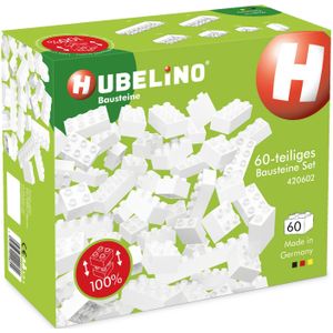 Hubelino Bouwstenenset Junior 24,5 X 21 Cm Wit 60-delig