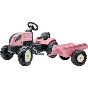 Falk Tractor Country Farmer Set Pink 2+
