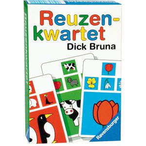 Ravensburger Spel Dick Bruna Kwartet - Geschikt voor kleuters vanaf 3 jaar - 2 tot 4 spelers - 36 kaarten