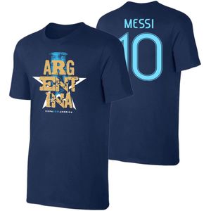 Argentina Qualifiers T-Shirt (Messi 10) Dark Blue