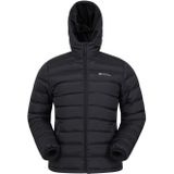 Mountain Warehouse Heren Seasons II gewatteerde jas (XL) (Zwart)