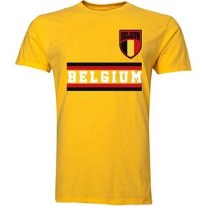 Belgium Core Football Country T-Shirt (Yellow)