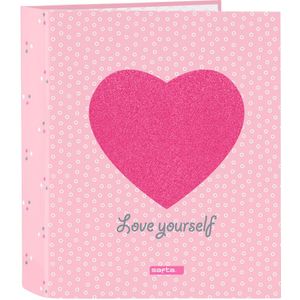 Ringmap Safta Love Yourself Roze A4 (27 x 33 x 6 cm)