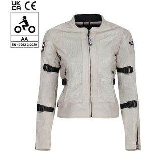 Motogirl Jodie Mesh Jacket Natural Size S