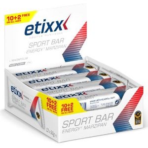 Etixx Energy Marzipan Sport Bar - 12 stuks