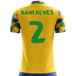 2022-2023 Brazil Home Concept Football Shirt (Dani Alves 2)