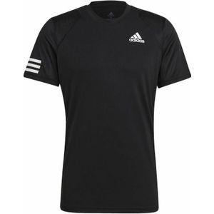 Adidas Club 3s Shirt Heren - Zwart / Wit