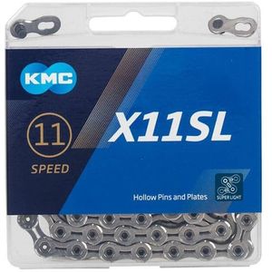 KMC ketting X11SL silver 118s