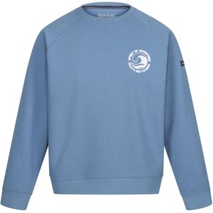 Regatta Heren Nithsdale Wave Sweatshirt met ronde hals (3XL) (Koronet Blauw)