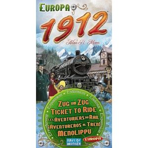 Days of Wonder - Ticket to Ride Europa 1912 - Uitbreiding voor Europe - Bordspel