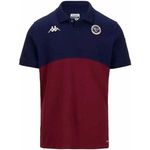 Kappa - Angaty - Poloshirt - Marineblauw/Bordeaux - Piqué Stof