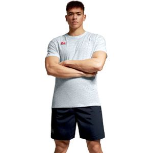 Katoenen T-shirt met klein logo Canterbury