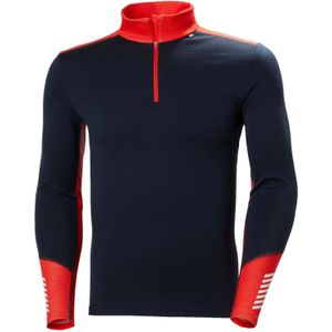 Ondershirt Helly Hansen Men Lifa Merino Midweight 1/2 Zip Navy 22