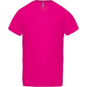 PROACT - PA476 - Sportshirt - Fuchsia - V-hals