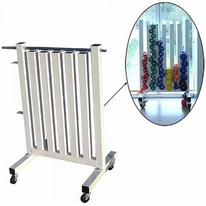 Instrumentstandaard - Versterkt - 6 Kanalen - Met Wieltjes - 70 cm Breed