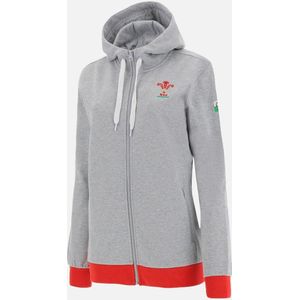 Damescapuchon met volledige rits Pays de Galles Rugby XV Merch CA LF