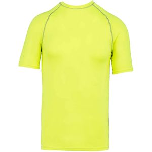 PROACT - Functioneel T-shirt - Fluorescent Yellow - Korte Mouwen - Anti-UV-bescherming PA4007