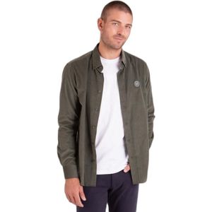 Effen getextureerde blouse met lange mouwen Camberabero