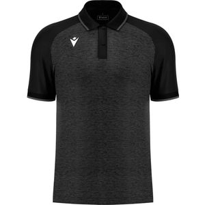 Macron - Glory Aulos - Polo - Zwart - Kinderen