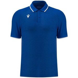 Macron - Glory Aulos - Polo - Royal / Wit