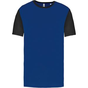 Proact - Tweekleurig Herenshirt - Royal Blue/Black - Korte Mouwen