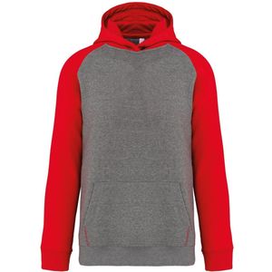 PROACT - PA370 - Joggingbroek - Grey Heather / Sporty Red - Kinder Multisport