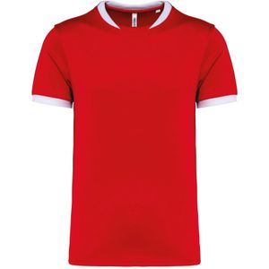 PROACT - PA4027 - Rugbyshirt - Sporty Red - Korte Mouwen - Uniseks