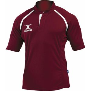 Gilbert - Shirt Xact II - Maroon - Rugbyshirt