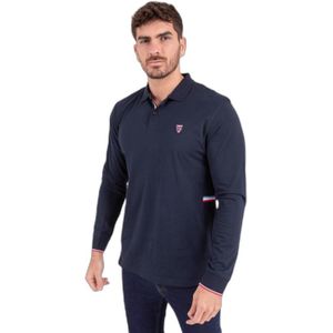 Effen lange mouwen polo Camberabero