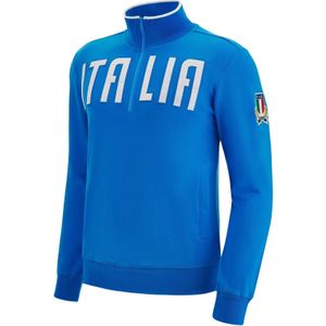 Sweatshirt 1/4 rits katoen Italië Rugby Travel 2022/23