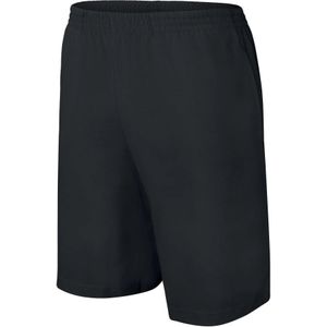 PROACT - Jersey Kindershort PA153 - Zwart - 6/8 jaar