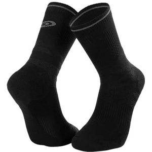 BV Sport - Team Elite - Sokken - Ultra-Versterkte 3D Anatomische Zool - Zwart - Materiaal Combinatie