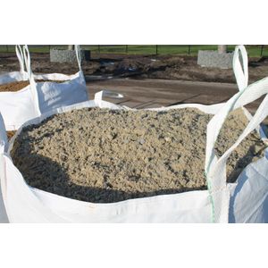 Grind-zand 0-16mm en Cement voor beton