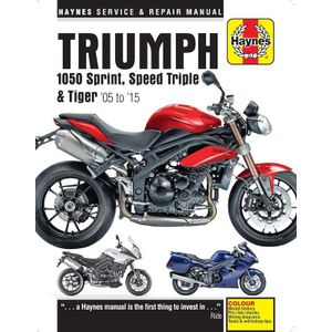 Triumph1050 Sprint ST, Speed Triple & Tiger