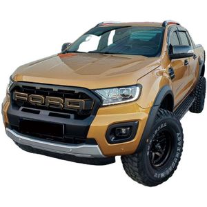 Oneway Set Spatbordverbreders (Fender Flares) Passend Voor Ford Ranger T8 2019-2022 (Met Tape)  Ford Oneway Ow Ff02011