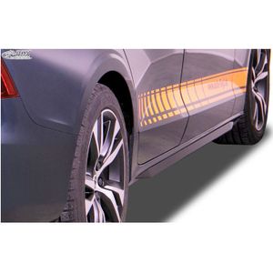 Sideskirts 'Slim' Passend Voor Volvo S60 & V60 Ii 2018- (Abs Zwart Glanzend) Volvo Rdx Racedesign Rd Svo08