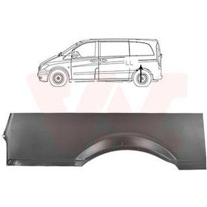 Zijwand Mercedes-Benz Van Wezel 3081143