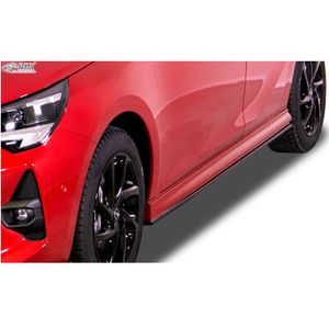 Sideskirts Passend Voor Opel Corsa F 2019- 'Edition' (Abs) Opel Rdx Racedesign Rd Sop62